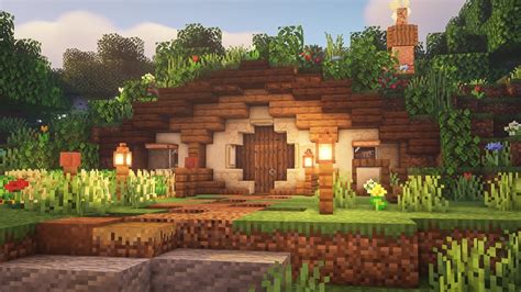 Minecraft: How to Build a Hobbit Home in 2022 | Minecraft farm ...