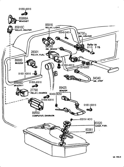 1991 Toyota Pickup Fuel Pump Relay Location