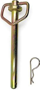 Swivel Handle Hitch Pin With Yellow Zinc Coatinghitch Pin With Clip