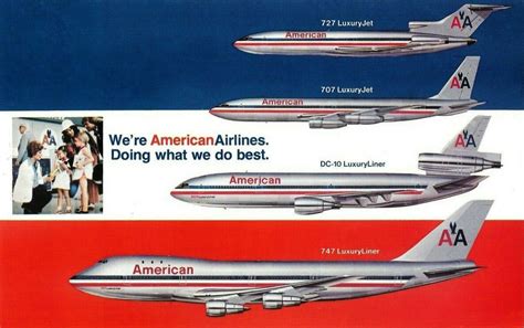 American Airlines Fleet Postcard : American Airlines : Free Download ...