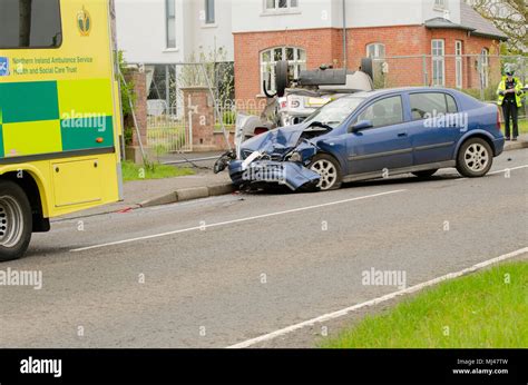 Ambulance On Scene Of Accident Hi Res Stock Photography And Images Alamy