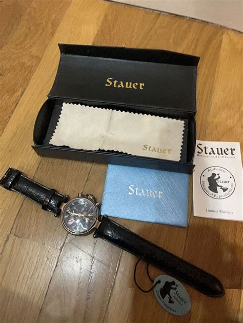 Stauer Watch Black Noire Men S Automatic Jewels Moon Phase W