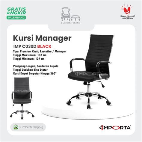 Jual Kursi Kerja Kantor Importa Imp Oc C D Kursi Manager Kursi