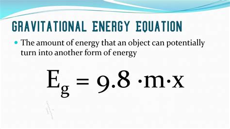 Energy Equations Youtube