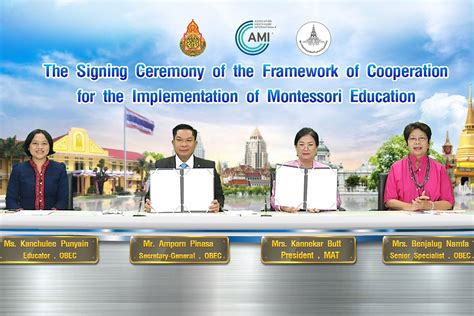 Supporting Montessori Education In Thailand Association Montessori