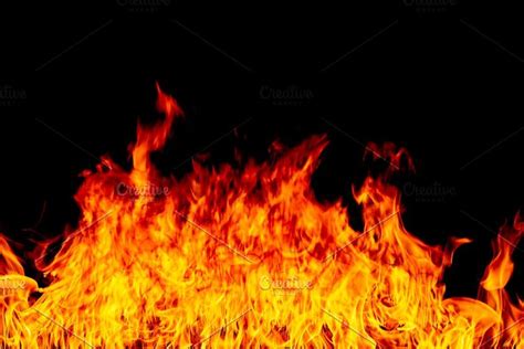 Fire flames on a black background | Black backgrounds, Background ...