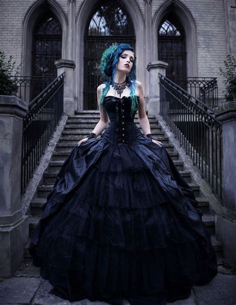 Goth Wedding Dresses Gothic Wedding Dress Black Wedding Dresses