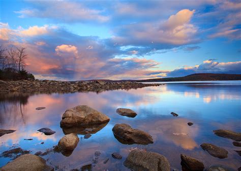 Evening Glass Quabbin Reservoir Ma Patrick Zephyr Photography