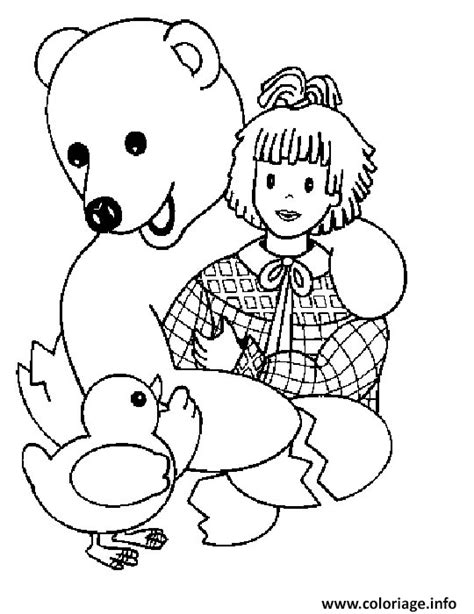 Coloriage Nounours Et Pimprenelle Dessin Nounours à Imprimer