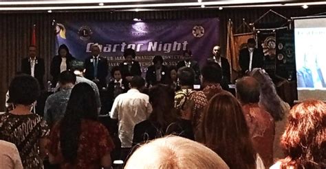 Tiga Club Baru Lions Club Indonesia Dikukuhkan Gubernur Distrik B