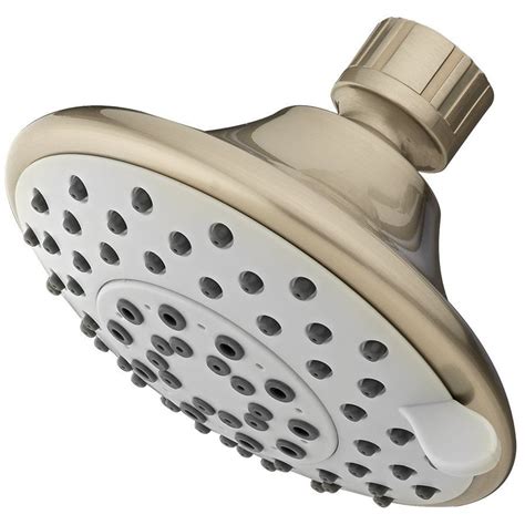 Aquasource 2 5 Gpm 9 5 Lpm 5 Spray Showerhead Shower Heads Gpm Shower