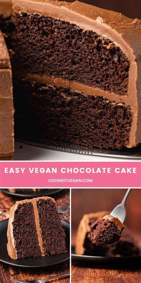 This Easy Vegan Chocolate Cake Is Moist Rich And Decadent But Also So