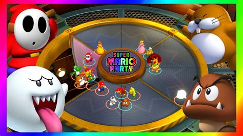 Super Mario Party Minigames 299 Boo Vs Shy Guy Vs Monty Mole Vs Goomba