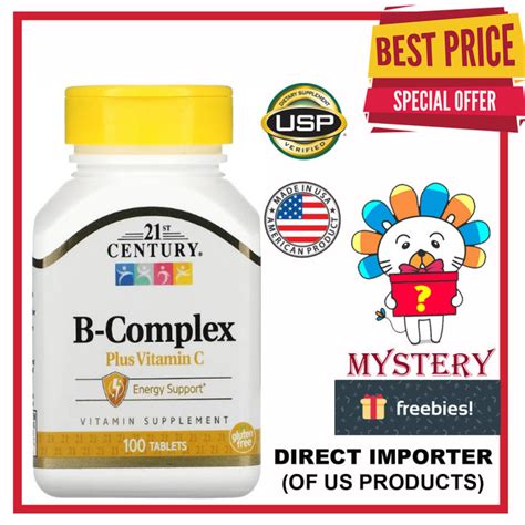 21st Century B Complex Plus Vitamin C 100 Tablets Lazada PH