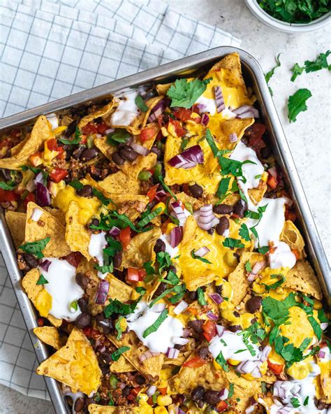 Loaded Vegan Nachos Six Hungry Feet Snacks