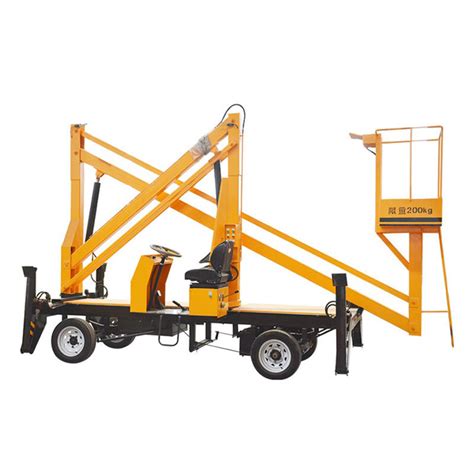 Kinglift 12m Self Drived Hydraulic Electric Elevator Lifts DC Power