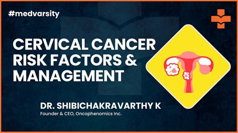 Cervical Cancer Risk Factors Management Medvarsityonlineltd Youtube