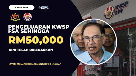 Rasmi Pengeluaran KWSP FSA2 Kini Dibenarkan Carianterbaru