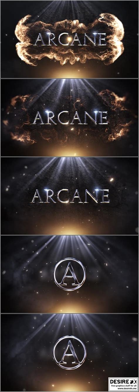 Desire FX 3d Models Videohive Cinematic Logo Ident 30958251