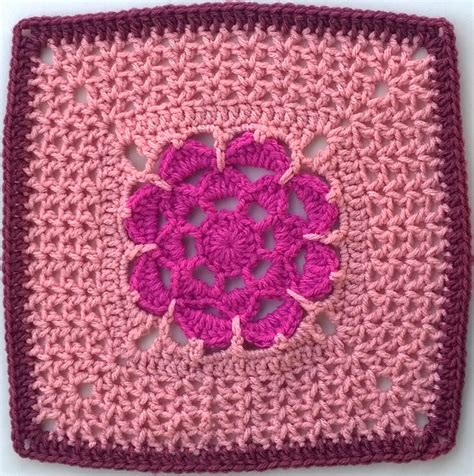 Ravelry Winter Rose Afghan Square Pattern By Melinda Miller