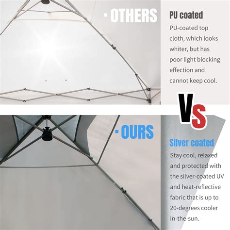 Crown Shades X Pop Up Canopy Patented One Push Tent Canopy Newly