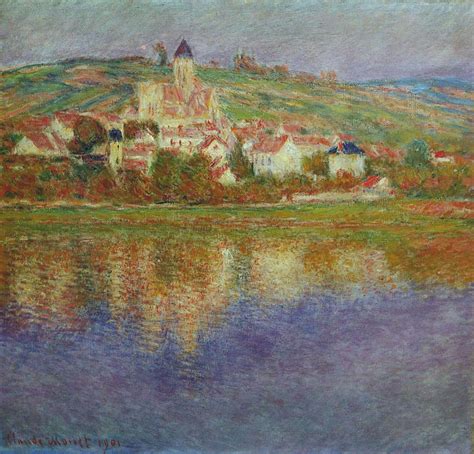 Artwork Replica Vetheuil Pink Effect 1901 By Claude Monet 1840 1926