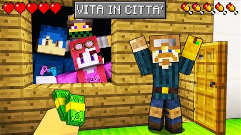 COSTRUISCO LA CASA PER IL NUOVO OSPITE VITA IN CITTA Minecraft