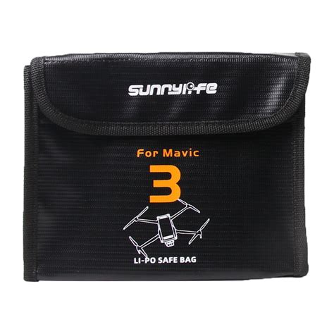 Mustacti For Mavic 3 Battery Explosion Proof Bag Lithium Battery