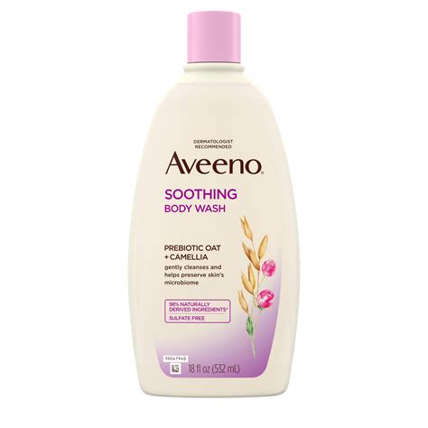 Aveeno Soothing Body Wash For Sensitive Skin Camellia 18 Fl Oz