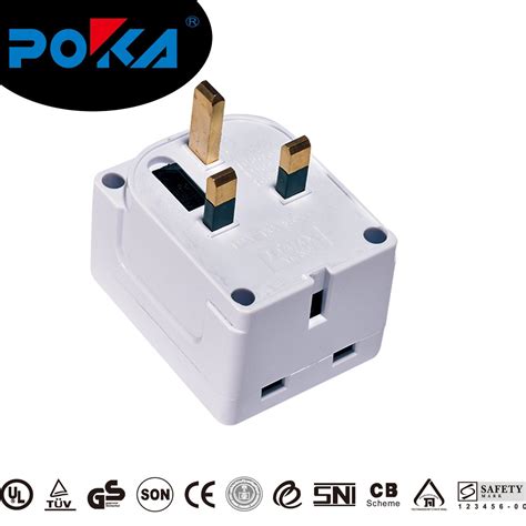 Way Bs Standard A Plug Socket Adaptor With Fuse Adaptor Plug