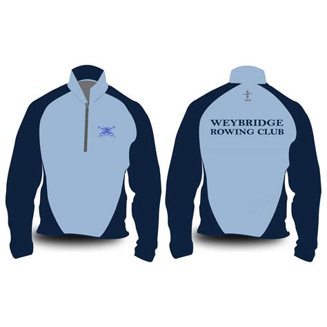 Weybridge Rowing Club Contrast Hardshell Splash Jacket Stitch Rowing