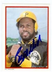 Bill Madlock Autographed Baseball Card Pittsburgh Pirates 1984 Topps