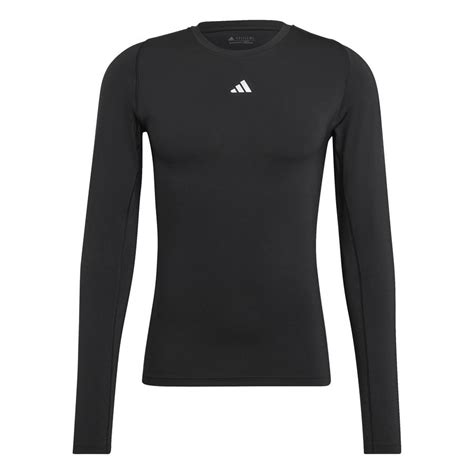 Adidas Baselayer Aeroready Techfit Schwarz Weiß Unisportstore De