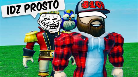 ROBLOX ale ADMIROS NIC NIE WIDZI a JA MUSZĘ GO POPROWADZIĆ PRZEZ OBBY