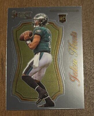 Panini Select Jalen Hurts Certified Rookie Base Card Scr