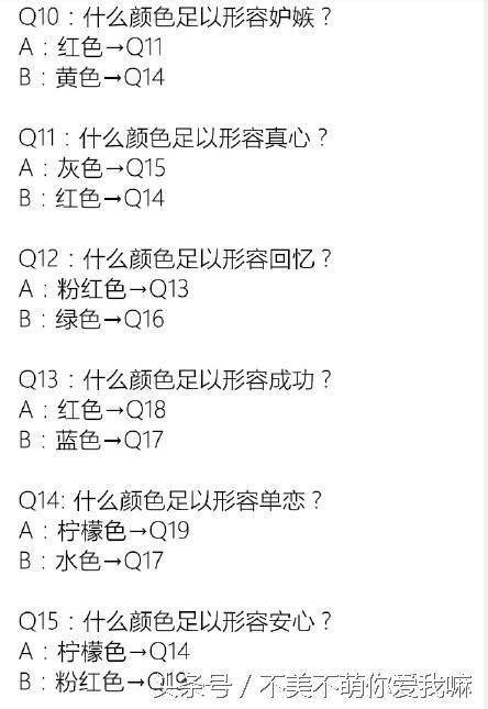 從顏色看出你的性格和愛情觀，超級准 每日頭條