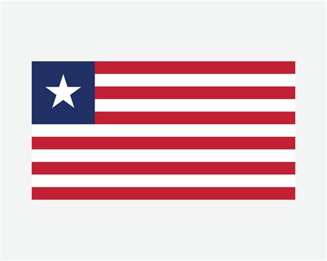 National Flag Of Liberia Liberian Country Flag Republic Of Liberia