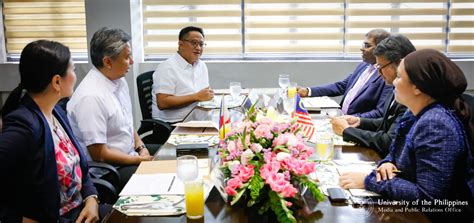 Malaysian Ambassador To Ph Pays A Courtesy Visit To Up Up Office Of International Linkages