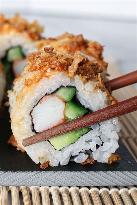 Crunchy Roll Sushi Recipe Knife And Soul