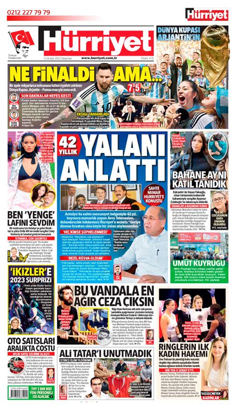 19 Aralık Pazartesi Vefat İlanlar Hurriyet İlan Servisi