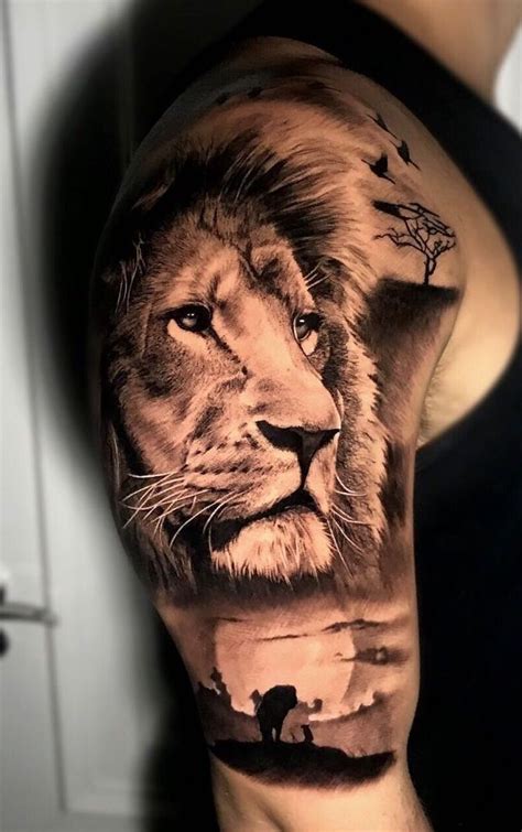 Lion Tattos On Body Lion Tattos On Arm In 2023 Lion Head Tattoos