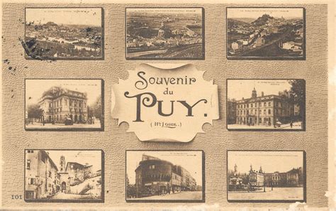 Le Puy En Velay Souvenir Du Puy Carte Postale Ancienne Et