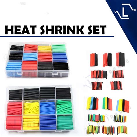 Luminense 127PCS 328PCS 530PCS Heat Shrink Tube Insulation Tubing