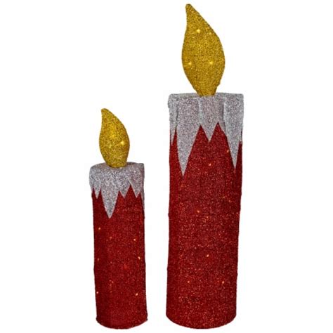 Northlight Led Lighted Candles Outdoor Christmas Decorations