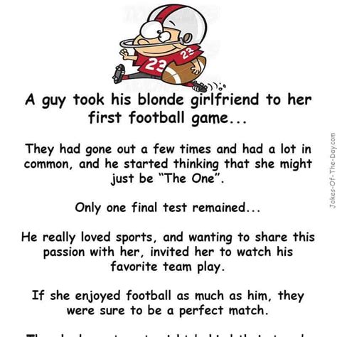 Blonde Girl At Football Game Funny Relationship Quotes Work Quotes