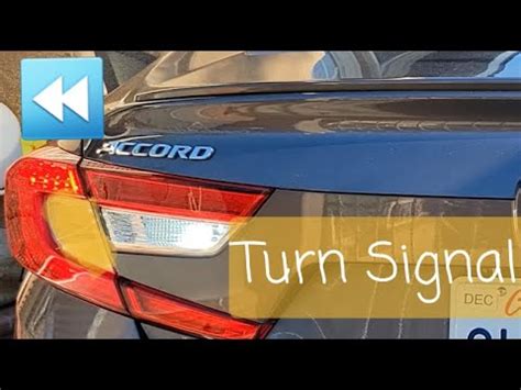 Led Turn Signal Install Honda Accord Youtube