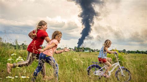 Unicef Foto Des Jahres Zeigt Spielende M Dchen Im Ukraine Krieg Der