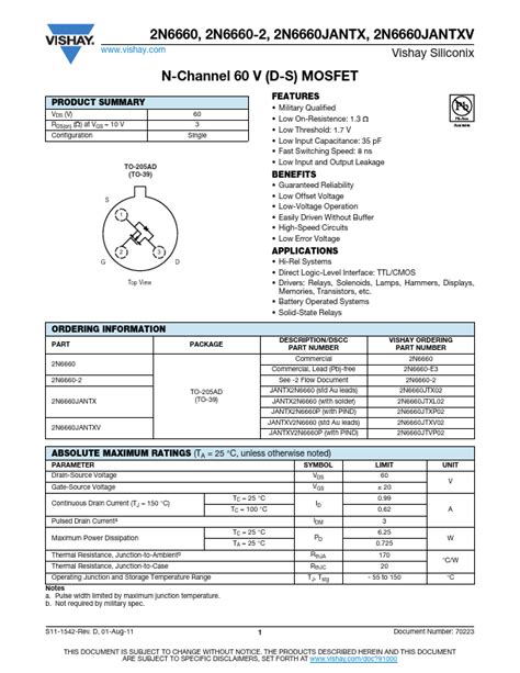 N Datasheet Pdf N Channel Mosfet