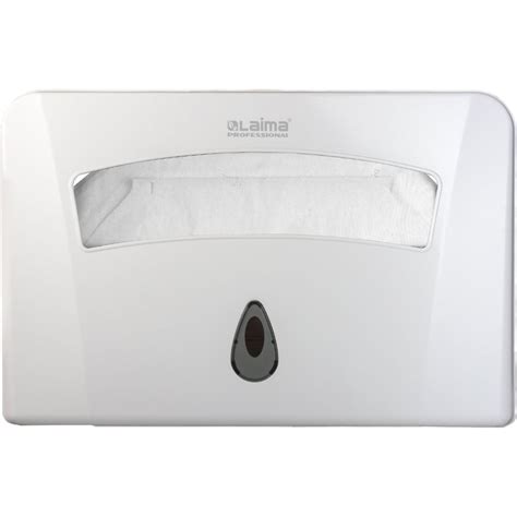Диспенсер для покрытий на унитаз ЛАЙМА PROFESSIONAL,1/2 сложения, белый ...