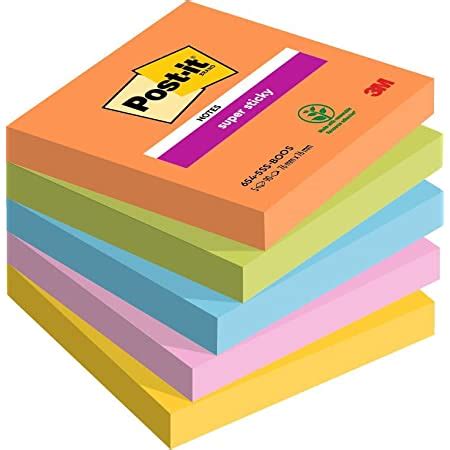 Post It Super Sticky Notes Soulful Color Collection Pack Of Pads